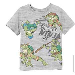 Xtreme Toddler Boys Crew Neck Short Sleeve Reg Fit TNMT Graphic Tee Size 4T